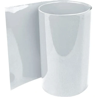 Immagine di ISOLATECH Tubo termorestringente in PVC a metraggio trasparente senza adesivo Misura piatta 60mm (Ø38,2mm) 1 metro 2:1 per l&#039;isolamento di batterie 18650 non etichettato (Ø38,2mm metro)