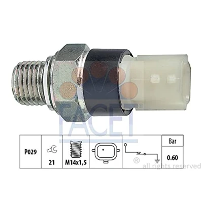 Immagine di FACET 7.0178 Bulbo Pressione Olio M14x1,5 1 Made in Italy OE Equivalent RENAULT: MEGANE 3 Coupe, 2 Kombi,