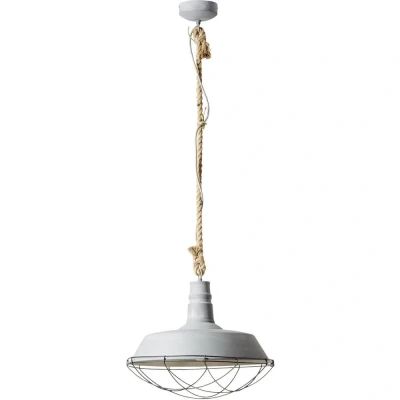 Immagine di Brilliant Rope 93614/70 Lampada a sospensione LED (monocolore) E27 60 W Grigio cemento