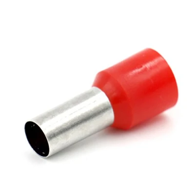 Immagine di Heschen estremità del cavo terminale E35 16 AWG 2/35 mm², filo di rame Crimp connettore isolato in vinile, rosso, confezione da 50