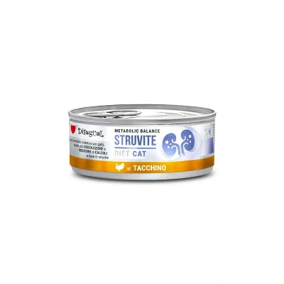 Immagine di Disugual Metabolic Balance Struvite Cat Tacchino 12 x 85 g umido gatto Set %: 24