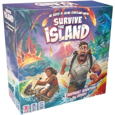 Immagine di Asmodee Survive The Island, Gioco da Tavolo, 8+ Anni, 2 5 Giocatori, Edizione in Italiano