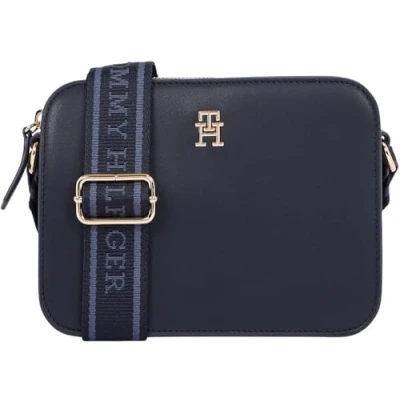 Immagine di Tommy Hilfiger Logotape Camera BAG Borsa a tracolla, Donna, Taglia: One Size, Blue