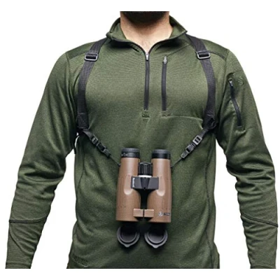 Immagine di Bushnell Imbracatura binoculare universale con fibbie a sgancio rapido Prese d&#039;aria in rete Osservazione degli uccelli Viaggi Animali selvatici Escursioni BASFHARN
