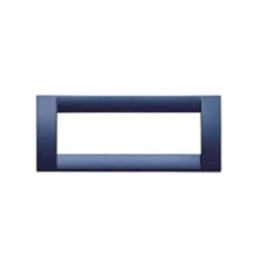 Immagine di Vimar Serie Idea Placca Classica 6 modulo plastico blu zaffiro