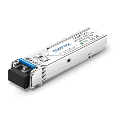 Immagine di QSFPTEK Gigabit SFP Modulo 1310nm 10km DDM LC Monomodale Mini GBIC 1000BASE LX/LH Transceiver per Cisco GLC LH SMD / LX SM RGD, Ubiquiti UF 1G, Mikrotik, Altri switch aperti