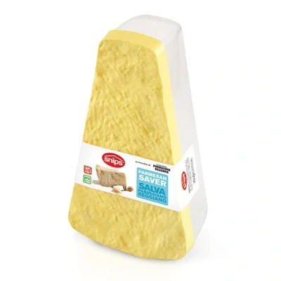 Immagine di Snips Salva Parmigiano Contenitore Per Formaggio Coperchio Freschezza Giallo Base Trasparente 0,90 LT Dimensioni 22x12x7 cm Made in Italy BPA Free
