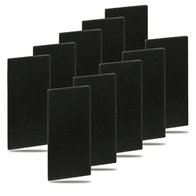 Immagine di filtro in spugna Comedes compatibile con Bauknecht, Whirlpool e Privileg asciugatrice pompa di calore può essere utilizzato al posto del Bauknecht 481010354757 (Set da 10)