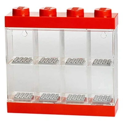 Immagine di Lego Minifigures Minifigure Display Case Rosso, 4.6x4.6x4.3 cm
