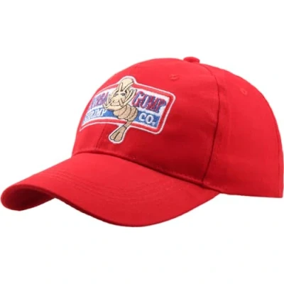 Immagine di TOSSPER Cappellino Baseball 1pc Bubba Gump Berretto Gamberetti Ricamato Cappelli Snapback per Uomo Woems (Rosso)