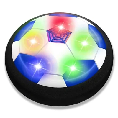 Immagine di JRD&amp;BS WINL Pallone da Calcio Casa Fluttuante, Aria Hover Interno con LED Luce A Regalo di Compleanno per Un Bambino 3 12 Anni(Blu 02)