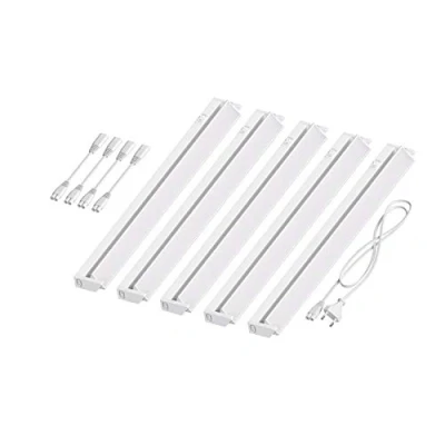 Immagine di ledscom.de Luce sottopensile a LED LIWO 58cm, orientabile, 979lm ciascuno, bianco caldo Set di 5