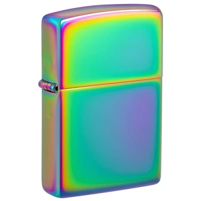 Immagine di Zippo Spectum Classic Multi Color 151, Accendino Antivento Ricaricabile, Realizzato in Metallo con Caratteristico Click, Multicolor, Made USA, Ottima Idea Regalo, Brass, 3.5 x 1 5.5 cm