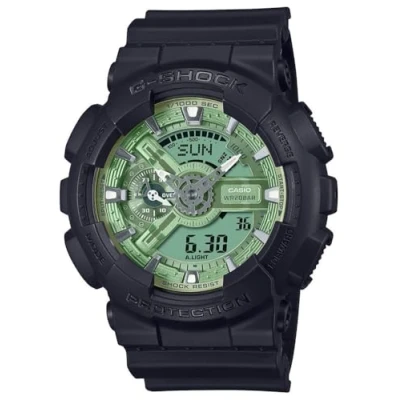 Immagine di Casio Orologio Analogico Digitale al Quarzo Uomo con Cinturino in Plastica GA 110CD 1A3ER