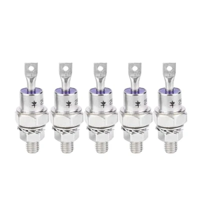 Immagine di 5 Coppie Diodo Raddrizzatore, 25A 1200V Raddrizzatore a Polarità Diretta/inversa con Base in Ferro per Ricarica e Convertitore Batteria 25HFR120/25HF120