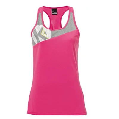 Immagine di Kempa Core 2.0, Singlet Uomo, Magenta/Grigio Scuro mélange, XL