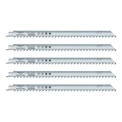 Immagine di 5 x SabreCut SCRS1211K 300 mm 3 TPI S1211K Materiali congelati veloci, lame per sega a sciabola alternativa taglio osso e ghiaccio compatibili con Bosch Dewalt Makita molti altri