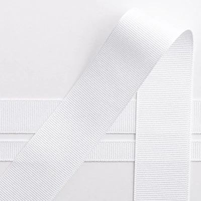 Immagine di Italian Options Nastro in grosgrain, 10 mm x m, colore: bianco