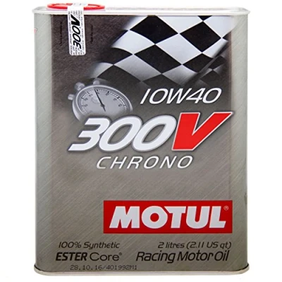 Immagine di Motul 104243 300 V Chrono 10 W 40 Olio Motore 2 Litri
