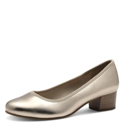 Immagine di Jana Decolleté da Donna con Tacco Piatto, comode, Multiuso, vegane, Scarpe, Champagne, 39 EU