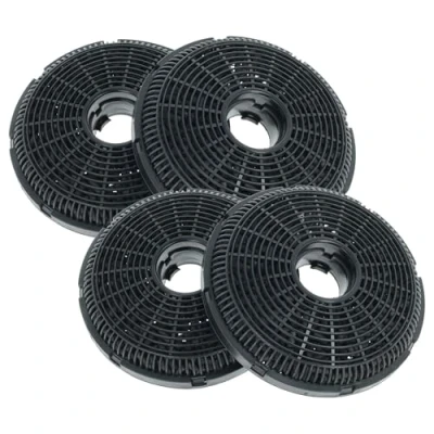 Immagine di vhbw 4x filtro a carboni attivi compatibile con Silverline 3444, 3450, 3420, 3440, 4140, 3290, 3300, 3129, 3265, 2242, 3457, 3472 cappe aspiranti