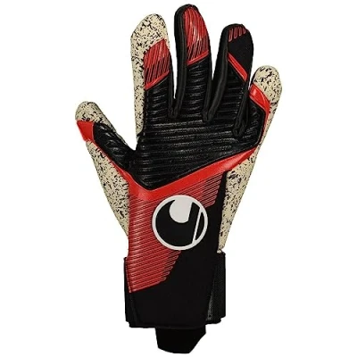Immagine di uhlsport Powerline Supergrip Guanti da portiere, Uomo, Taglia: 7, Schwarz rot weiß