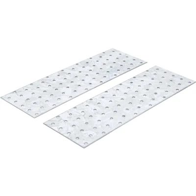 Immagine di BGS DIY 80788 Set di piastre forate in acciaio 300 x 100 2 mm pezzi