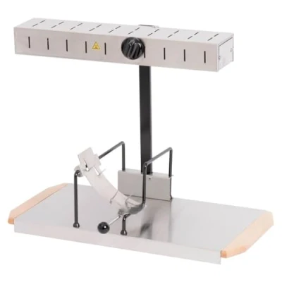 Immagine di Louis Tellier Macchina per Raclette Acciaio Inossidabile Alpage® Signature Dimensioni Adatte Da 6 a 8 Persone Rampa riscaldata Regolabile in Altezza Interruttore di Sicurezza 230V