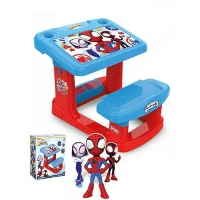 Immagine di Chicos Scrittoio Spidey, per Bambini con Ampia Superficie di Lavoro e Vani Portaoggetti, Include 5 Illustrazioni Partire da 24 Mesi, 51063