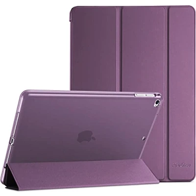 Immagine di ProCase Cover per iPad 6/ 5/ 9.7, Air 2 / 1(A1893 A1954 A1822 A1823 A1566 A1567 A1474 A1475 A1476), Flessibile Morbida TPU Traslucida Smerigliata Sottile (Purple)