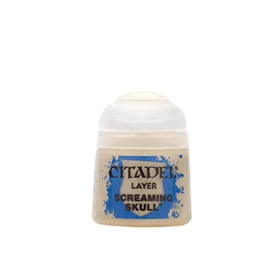 Immagine di Games Workshop Citadel Pot de Peinture Layer Screaming Skull, Nero, (FBA_22 33)