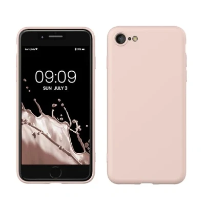 Immagine di kwmobile Custodia Compatibile con Apple iPhone SE (2022) / (2020) 8 7 Cover Back Case per Smartphone in Silicone TPU Protezione Gommata coconut swirl