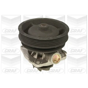 Immagine di GRAF PA552 Pompa acqua con guarnizione senza coperchio meccanico Ghisa 122,4 per trasmissione cinghia Poly V FIAT: Punto I Hatchback, Cabrio