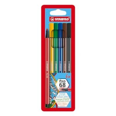 Immagine di AST6 STABILO PEN 68 COL CLASS