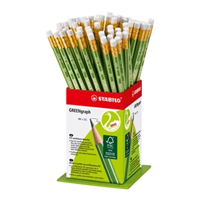 Immagine di STABILO Matita Greengra, H rtegrad: HB, display da 60 pezzi