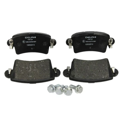 Immagine di DELPHI LP1747 Kit pastiglie freno Non predisposto per contatto segnalazione usura senza lamierino anticigolío con accessori RENAULT: MASTER 2 Kasten