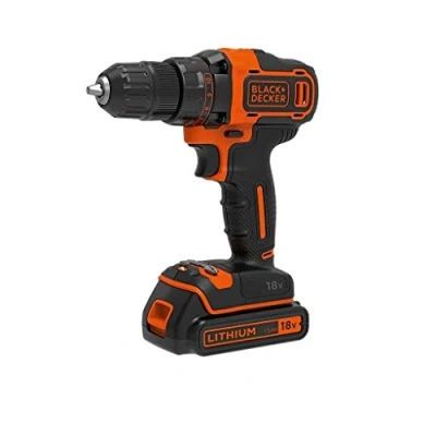 Immagine di ‎BLACK+DECKER BDCDD186KB QW Trapano avvitatore 18 V, nero,