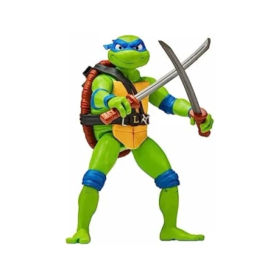 Immagine di Tartarughe Ninja Statuetta 30 cm articolata con arma giocattolo per bambini dai 4 anni Giochi Preziosi TU801