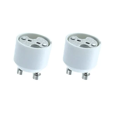 Immagine di LEDLUX 2 Pezzi Convertitore Adattatore Portalampada Per Lampada Attacco Da GU10 a MR16 12V