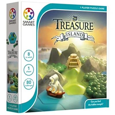 Immagine di SmartGames Treasure Island, Puzzle Game with 80 Challenges, 8+ Years