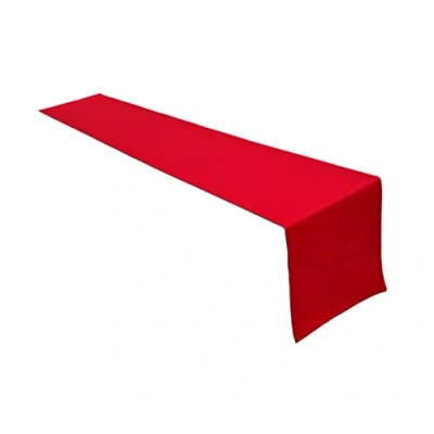 Immagine di Concept Collection, runner da tavola in 100% cotone, colore e dimensioni a scelta, 40 x 200 cm, colore: rosso