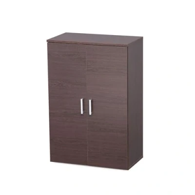 Immagine di Iris Ohyama, Scarpiera con ripiano / in legno 2 ante e ripiani, Modulare,Design, Ingresso, camera da letto Shoe cabinet SR 6035 Marrone