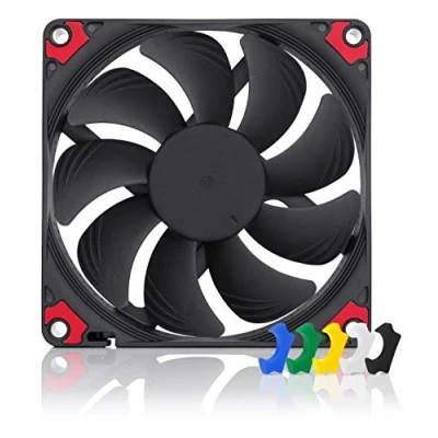 Immagine di Noctua NF A9x14 PWM chromax.black.swap Ventola per PC case Nero (L x A P) 92 14 mm