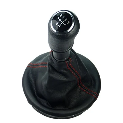 Immagine di L &amp; P Car Design 262 4 Pomello e Cuff Telaio con 5 Marce Come Plug Play Parte di Ricambio per 7h0711113
