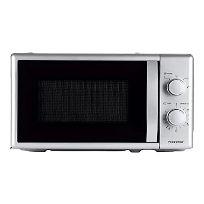 Immagine di respekta Forno a microonde da incasso, 700 Watt, colore: argento