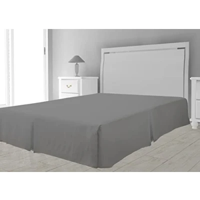Immagine di Soleil d&#039;ocre senza Tempo Cache Mottonatura Microfibra, Poliestere, Grigio, 140 x 190 cm
