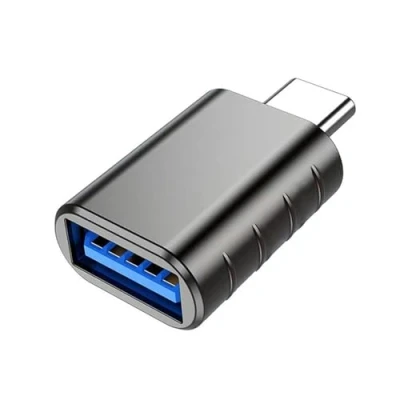 Immagine di EasyULT Adattatore USB C a 3.0, 3.0 Femmina Maschio Thunderbolt 4/3, per Galaxy, MacBook PRO e Altri dispositivi con Tipo Grigio