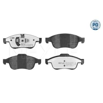 Immagine di MEYLE 025 249 1418/PD Kit pastiglie freno PD Quality Assale anteriore Non predisposto per contatto segnalazione usura con lamierino anticigolío
