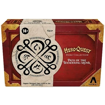 Immagine di Avalon Hill HeroQuest Hero Collection, Path of The Wandering Monk, 2 Miniature del Monaco, per Sistema di Gioco Base HeroQuest, da a 5 Giocatori, dai 14 Anni in su