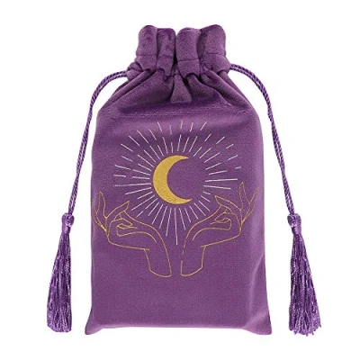 Immagine di Something Different Custodia con Coulisse Lancette dei tarocchi Viola 1 Pezzo. 20 g, Solido, Multicolore, UTSD3555_1